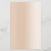 Moderne minimale Beige Hautfarbe チラシ (裏面)