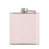 Moderne Minimaliste Rose Personnalisée フラスク (裏面)