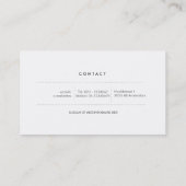 Moderne Rood Visitekaartjes 名刺 (裏面)