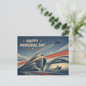Moderne Transportation Tribute Memorial Day  シーズンポストカード (スタンド正面)