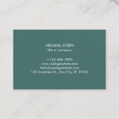 Moderne Visitenkarte mit QR-Code 名刺 (裏面)