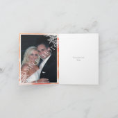 Moderne Wassercolor-Hochzeitsdankeskarten mit Kora サンキューカード (内部)