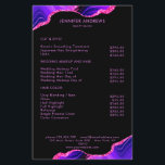 Moderner Marmor Glitzer Salon Preisliste Flyer チラシ<br><div class="desc">Modernes,  Marmor,  Glitzer,  Salon,  Flyer der Preisliste. Bearbeiten Sie Ihr Produkt in wenigen Minuten,  indem Sie Ihre Daten hinzufügen. Sie können den Schriftart/die Farbe/Position durch "weitere Personalisierung" ändern.</div>