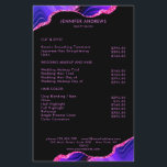 Moderner Marmor Glitzer Salon Preisliste Flyer チラシ<br><div class="desc">Modernes,  Marmor,  Glitzer,  Salon,  Flyer der Preisliste. Bearbeiten Sie Ihr Produkt in wenigen Minuten,  indem Sie Ihre Daten hinzufügen. Sie können den Schriftart/die Farbe/Position durch "weitere Personalisierung" ändern.</div>