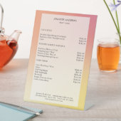 Moderner Salon Price Sockelschild 台座サイン (インサイチュ)