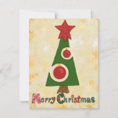Moderner Weihnachtsbaum シーズンカード (正面)