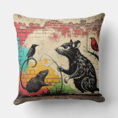 Modernes Design Street Art  クッション (裏面)