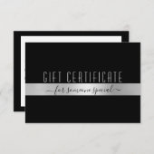 MODERNES GESCHÄFTSBESCHEINIGUNG (正面/裏面)