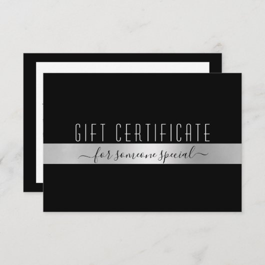 MODERNES GESCHÄFTSBESCHEINIGUNG (正面/裏面)