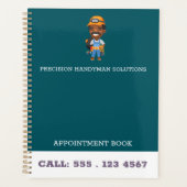 Modernhandyman construction customlogo Appointment プランナー手帳 (正面)