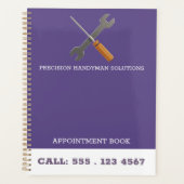 Modernhandyman construction customlogo Appointment プランナー手帳 (正面)