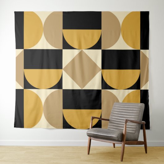 Modernist Geometric Design タペストリー (インサイチュ(横))