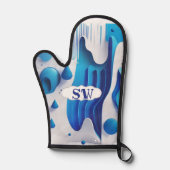 Modernist Splash Heat-Resistant Kitchen Mitt 鍋つかみ (正面)