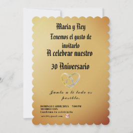 Moderno,dorado Minimalista Celebracion 招待状