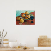 Modersohn-Becker - りんごとガラスの静物画 ポスター (キッチン)