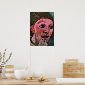 Modersohn-Becker – セルフポートレート1907 ポスター (キッチン)