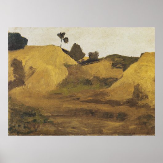 Modersohn-Becker – ワイエルスバーグの砂ピット1899 ポスター (正面)
