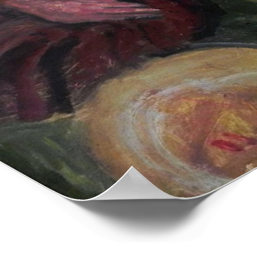 Modersohn-Becker – 女の子の樺の木ツリーで、群れ ポスター (角)