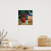 Modersohn-Becker – 植物レモンを使用したスチルライフ ポスター (キッチン)