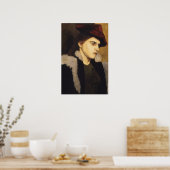 Modersohn-Becker – 若い女性のポートレート ポスター (キッチン)