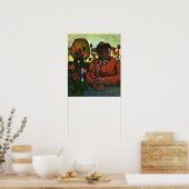 Modersohn-Becker - Old Woman In The Garden 1906 ポスター (キッチン)