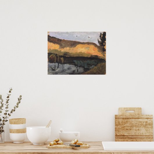 Modersohn-Becker - Sand Pit 1900 ポスター (キッチン)