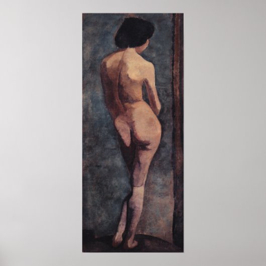 Modersohn-Becker - Standing Female 1905 ポスター (正面)
