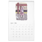 Modes of Transportation in NYC, 2026 Calendar カレンダー (3月 2026)