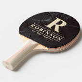 Modest Dark Stone Family Name & Initial 卓球ラケット (正面アングル)