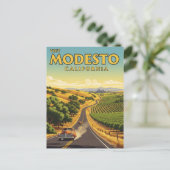 Modesto California Central Valley ポストカード (スタンド正面)