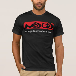 ModGodのコントローラーのTシャツの前部および背部白いpr Tシャツ