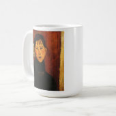 Modiglianiアメーデオのポートレート コーヒーマグカップ (正面左)