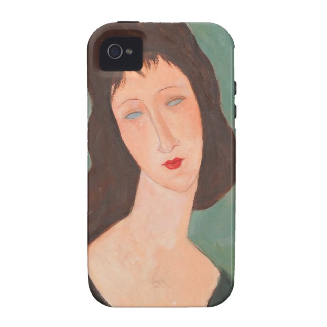 Modiglianiアメーデオのポートレート Case-Mate iPhoneケース (裏面)