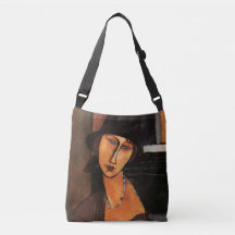 Modigliani -ポートレートJeanne Hebuterne w/Hat