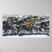 MODIS World Map ポスター (正面)