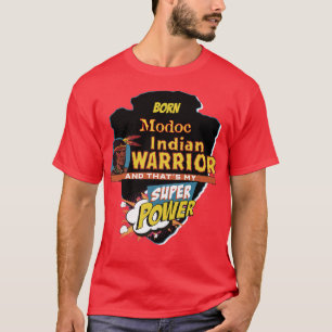 Modoc先住民アメリ生まれカ・イすごいンド Tシャツ