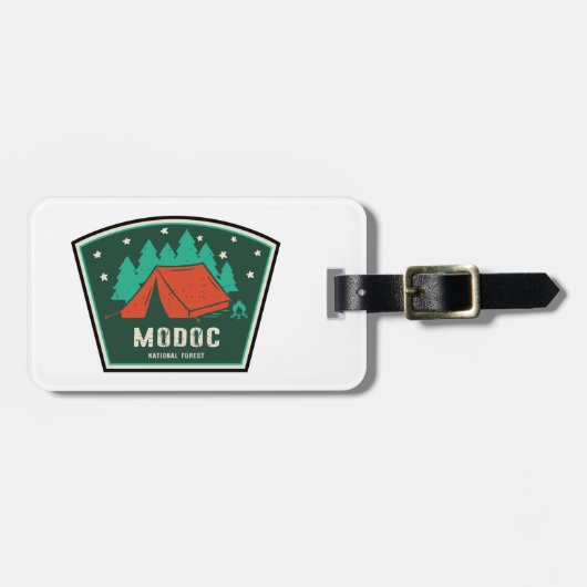 Modoc National Forest Camping ラゲッジタグ (正面横)
