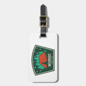Modoc National Forest Camping ラゲッジタグ (正面縦)