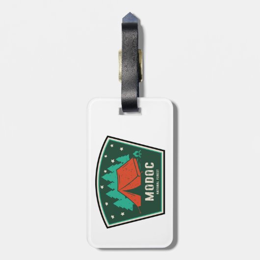 Modoc National Forest Camping ラゲッジタグ (裏面縦)