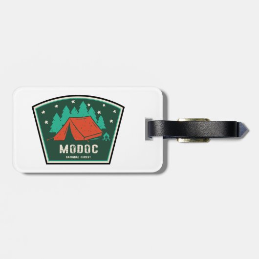 Modoc National Forest Camping ラゲッジタグ (裏面横)