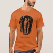 Modocia Typicalis 三葉虫の化石 Tシャツ (正面)
