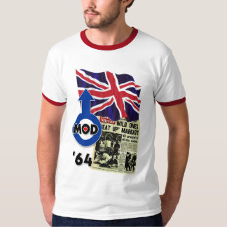 Modsのイギリスの屑Margate Tシャツ