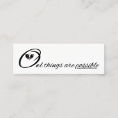 MODsの基礎第2ロゴの名刺のデザイン スキニー名刺 (正面)