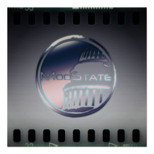 ModStateバッジロゴのフィルムポスター ポスター