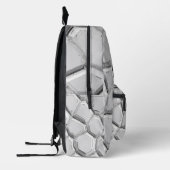 Modular Armor White Backpack プリントバックパック (左)