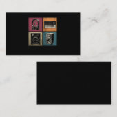 Modular Synthesizer Keyboard Headphones DJ Produce 名刺 (正面/裏面)