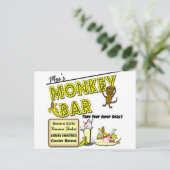 Moeのジャングルジムのバナナスプリット ポストカード (スタンド正面)