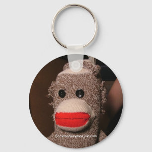 Moeのソックス猿Keychain キーホルダー