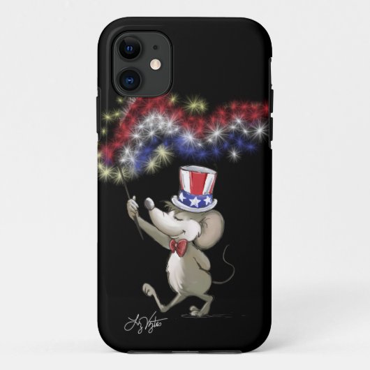 Moeのハッピーな7月4日の夜の祝祭ケース Case-Mate iPhoneケース (裏面)