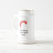 "Moe公式のタカ"のステイン! ビールジョッキ (正面左)